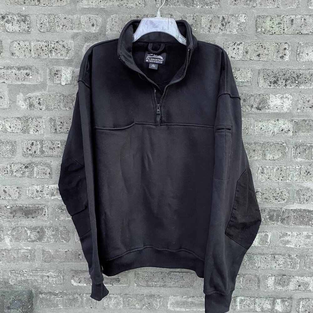 Tri-Mountain Fire & Rescue Sweatshirt in Black
